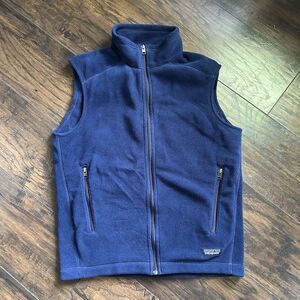 Patagonia Synchilla Men's Medium Vest Full Zip Blue Fleece